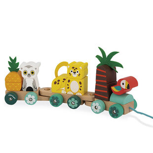 Train tropical à tirer Janod Tropik +1 an