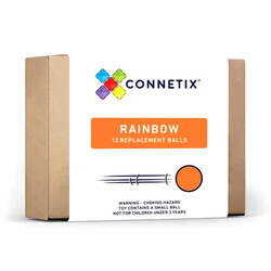 Connetix Tiles Ball Run balles Rainbow 12 pièces