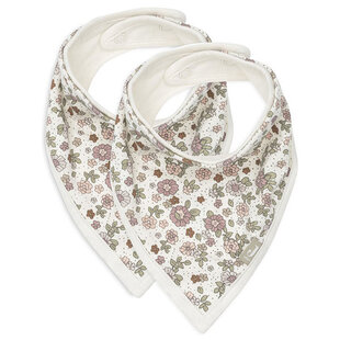 Jollein bandana Retro Flowers lot de 2