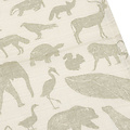 Jollein Jollein serviette mousseline Animals Olive Green 3pc