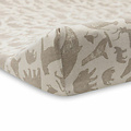 Jollein Jollein housse matelas à langer Animals Nougat