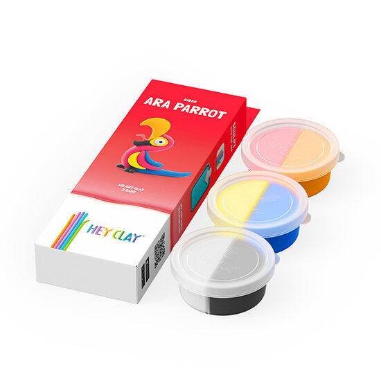 Hey Clay Pâte à modeler Hey Clay oiseau: perroquet