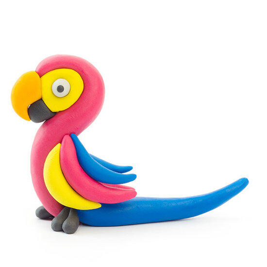 Hey Clay Pâte à modeler Hey Clay oiseau: perroquet