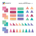 Connetix Tiles Blocs de construction magnétiques Connetix Tiles Pastel Starter Pack 64 pc
