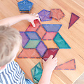 Connetix Tiles Blocs de construction magnétiques Connetix Tiles Pastel Shape Expansion Pack 48 pc