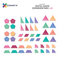 Connetix Tiles Blocs de construction magnétiques Connetix Tiles Pastel Shape Expansion Pack 48 pc