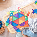 Connetix Tiles Blocs de construction magnétiques Connetix Tiles Rainbow Shape Expansion Pack 36 pc
