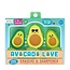 Ooly Gommes et taille-crayon Ooly Avocado Love