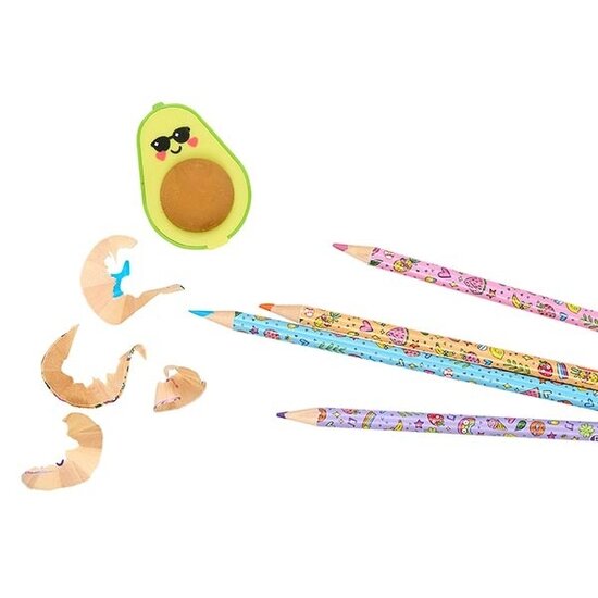 Ooly Gommes et taille-crayon Ooly Avocado Love