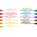 Ooly Crayons de fenêtre Ooly Rainy Dazy 12 pièces