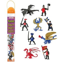 Figurines de jeu chevaliers et dragons collection 2 Safari Ltd