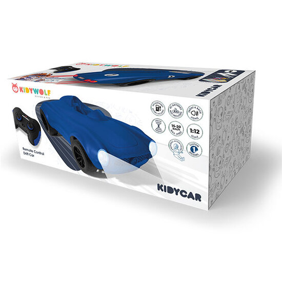 Kidywolf Kidywolf | Kidycar Voiture télécommandée bleue