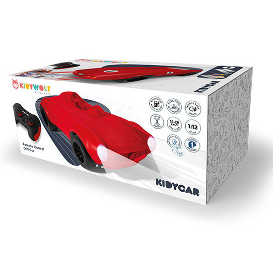 Kidywolf Kidywolf | Kidycar Voiture télécommandée rouge