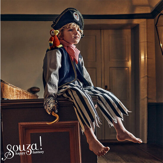 Souza Costume de pirate Souza Duncan avec perroquet