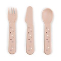 Done By Deer Done by Deer - Foodie cutlery set Happy Dots Powder