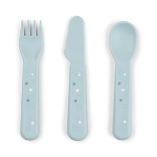 Copy of Done by Deer Foodie cutlery set - Happy Dots Powder