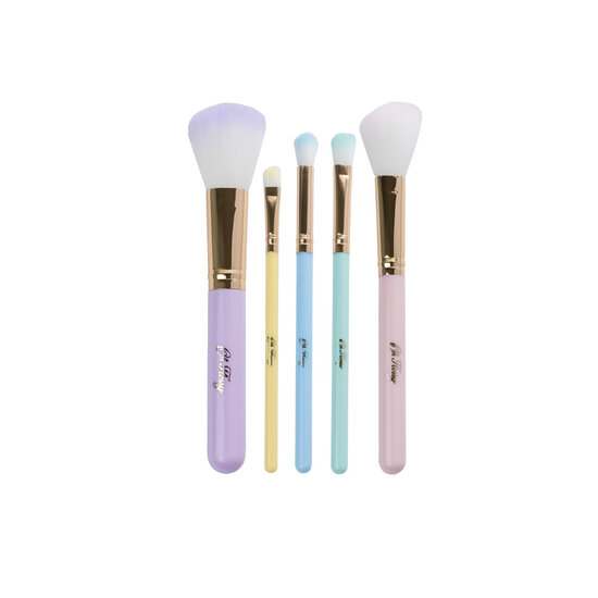 Oh Flossy Oh Flossy Set de pinceaux de maquillage arc-en-ciel 5 pièces