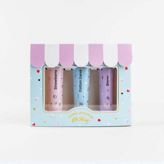 Oh Flossy Oh Flossy Natural Lip Gloss Set