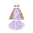 Great Pretenders Great Pretenders - Super-duper Tutu, Cape & Mascarade - Metallic Roségoud/Purple - taille 4-6