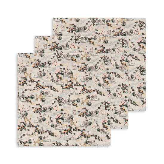 Konges Slojd Konges Slojd Lingettes hydrophiles - Peonia - 3 pièces