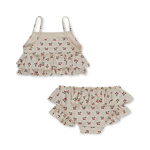 Konges Slojd Manuca volant Bikini - Cherry