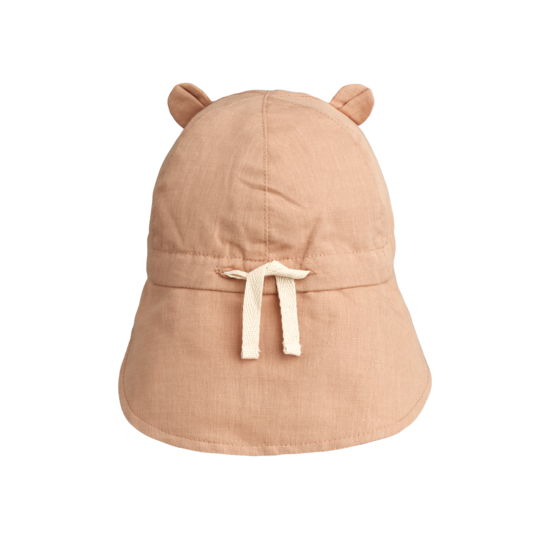 Liewood Chapeau de soleil en lin avec oreilles Pale Tuscany