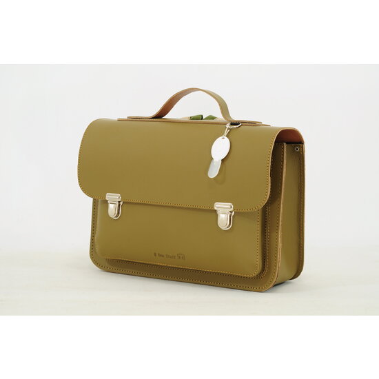 Own Stuff Own Stuff cartable maternelle en cuir Moss