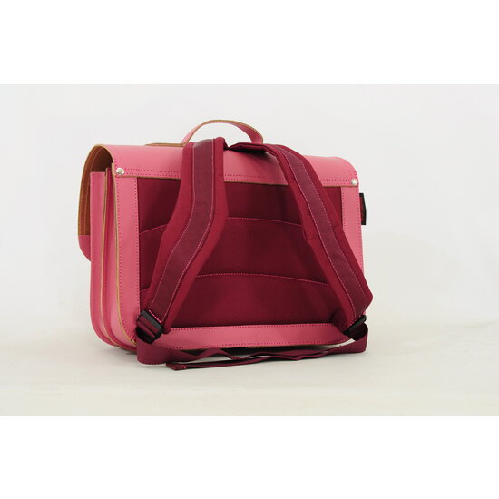 Own Stuff Own Stuff Sac à dos en cuir avec 2 fermetures magnétiques Papillon argenté, rose antique