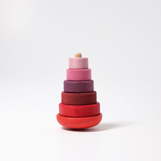 Grimm's Grimm's Pink Wobbly Stacking Tower