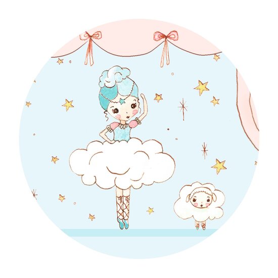 Djeco Boîte à musique Djeco Ballerine sur scène