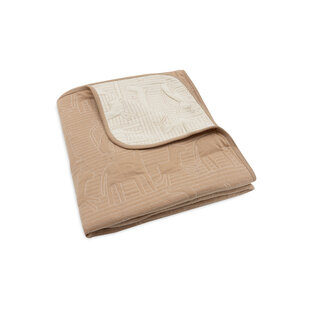 Jollein Blanket Bedstead 100x150cm Jungle Jambo Biscuit/Oatmeal