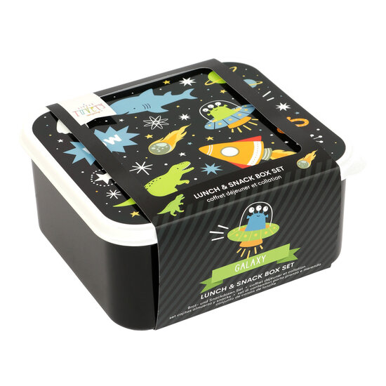 A Little Lovely Company A Lovely Little Company Lunch & Snack Box Set: Galaxy