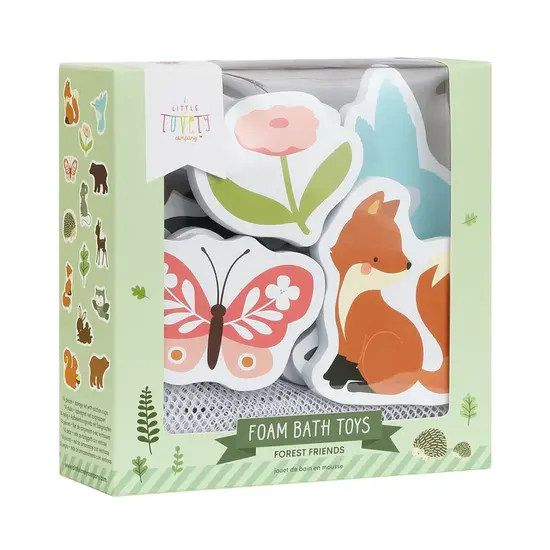 A Little Lovely Company A Lovely Little Company Jouet de bain en mousse : Forest friends
