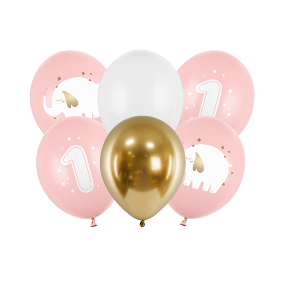 Party Deco Party Deco  Ballons - un an