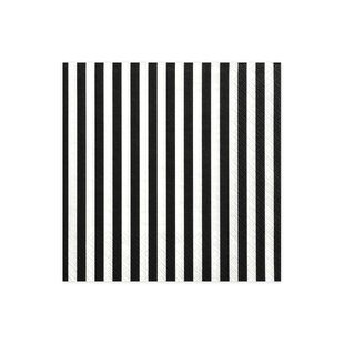 Serviettes de table Party Deco rayées