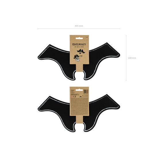 Party Deco Chapeau et cache-œil de pirate Party Deco