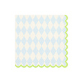 Party Deco Serviettes de table Party Deco Plaid