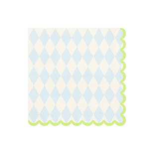Serviettes de table Party Deco Plaid