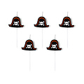 Party Deco Party Deco Bougies d'anniversaire Pirates