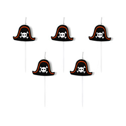Party Deco Bougies d'anniversaire Pirates