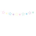 Party Deco Guirlande Déco Licorne/Étoiles