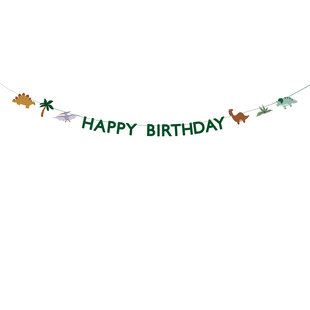 Party Deco Banner Dino Joyeux anniversaire