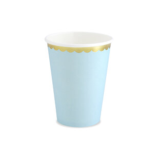 Gobelets Party Deco - Bleu clair