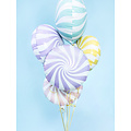 Party Deco Party Deco Foil Balloon - Candy - violet clair