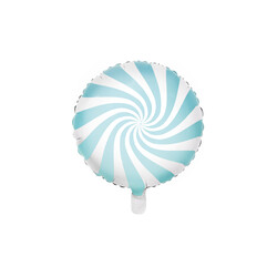 Party Deco Foil Balloon - Candy -- bleu clair