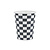Party Deco Party Deco Cups Drapeau à damier