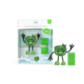 Glo Pals Glo Pals Pipa, cubes lumineux, personnages, Vert, 1+2 pièces