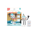 Glo Pals Glo Pals Party, cubes lumineux, personnages, blanc, 1+2 pièces