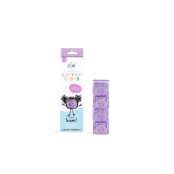 Glo Pals Lumi, cubes lumineux, violet, 4 pièces