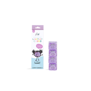 Glo Pals Lumi, cubes lumineux, violet, 4 pièces